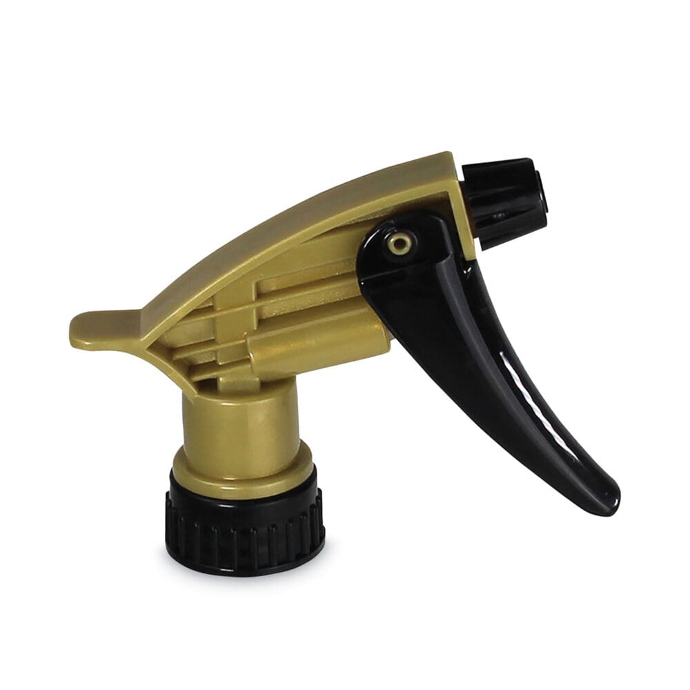 320ARS Acid Resistant Trigger Sprayer, 9.5" Tube, Fits 32 oz Bottle with 28/400 Neck Thread, Gold/Black, 200/Carton - Image 5