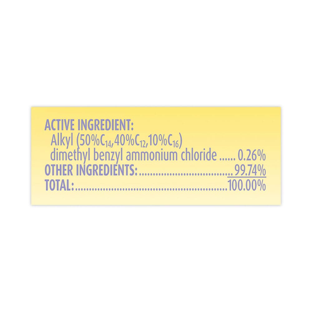 Dual Action Disinfecting Wipes, 1-Ply, 7 x 7.5, Citrus, White/Purple, 75/Canister - Image 3