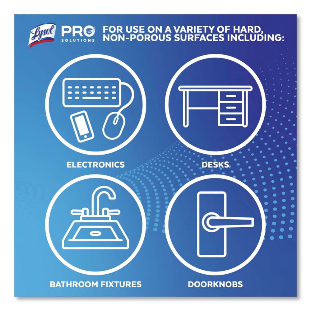 Disinfecting Wipes, 1-Ply, 7 x 7.25, Early Morning Breeze, White, 80 Wipes/Canister, 6 Canisters/Carton - Image 10