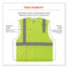 GloWear 8210HL Class 2 Economy Mesh Hook and Loop Vest, Polyester, X-Small, Lime, Ships in 1-3 Business Days - Image 6