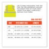 GloWear 8210HL Class 2 Economy Mesh Hook and Loop Vest, Polyester, X-Small, Lime, Ships in 1-3 Business Days - Image 7