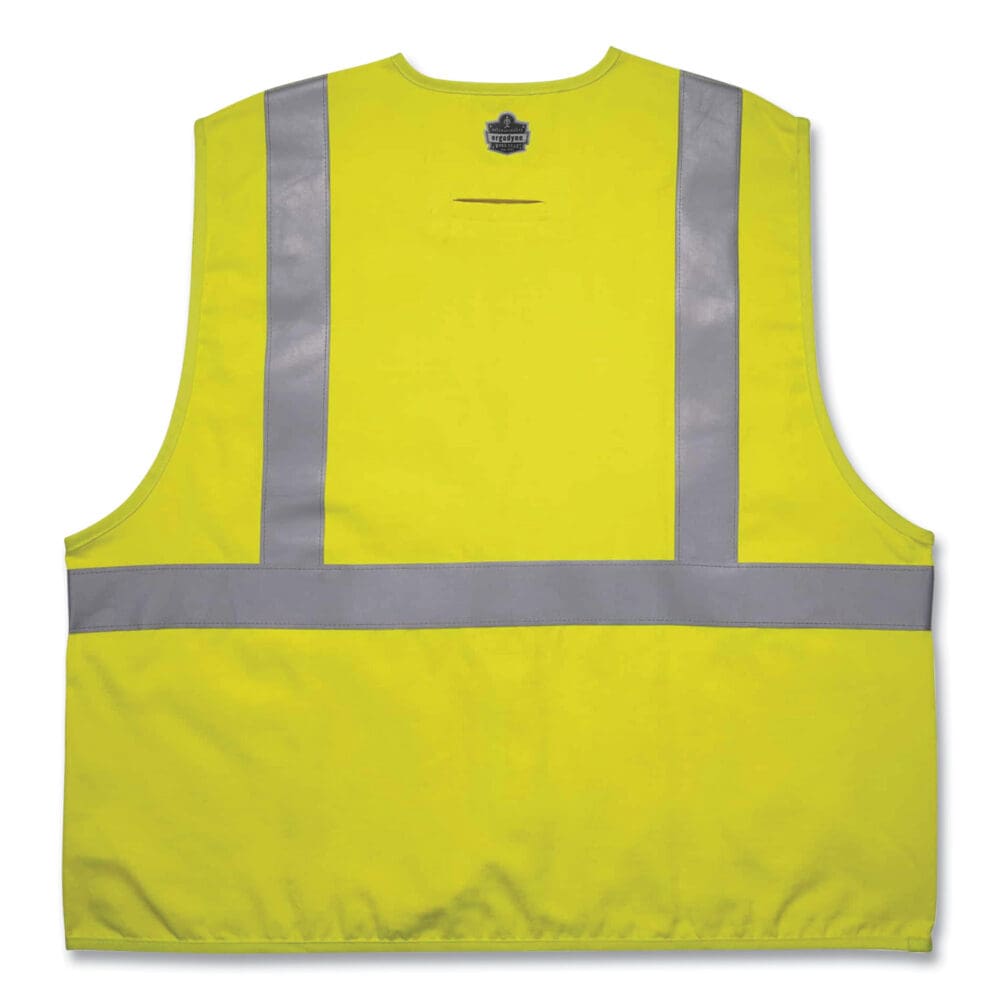 GloWear 8261FRHL Class 2 Dual Compliant FR Hook and Loop Safety Vest, Large/X-Large, Lime, Ships in 1-3 Business Days - Image 8