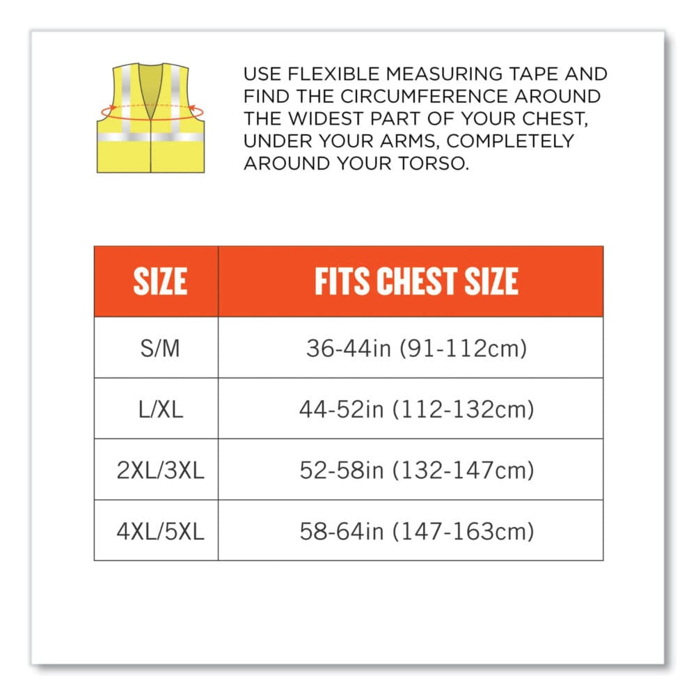 GloWear 8261FRHL Class 2 Dual Compliant FR Hook and Loop Safety Vest, Large/X-Large, Lime, Ships in 1-3 Business Days - Image 7