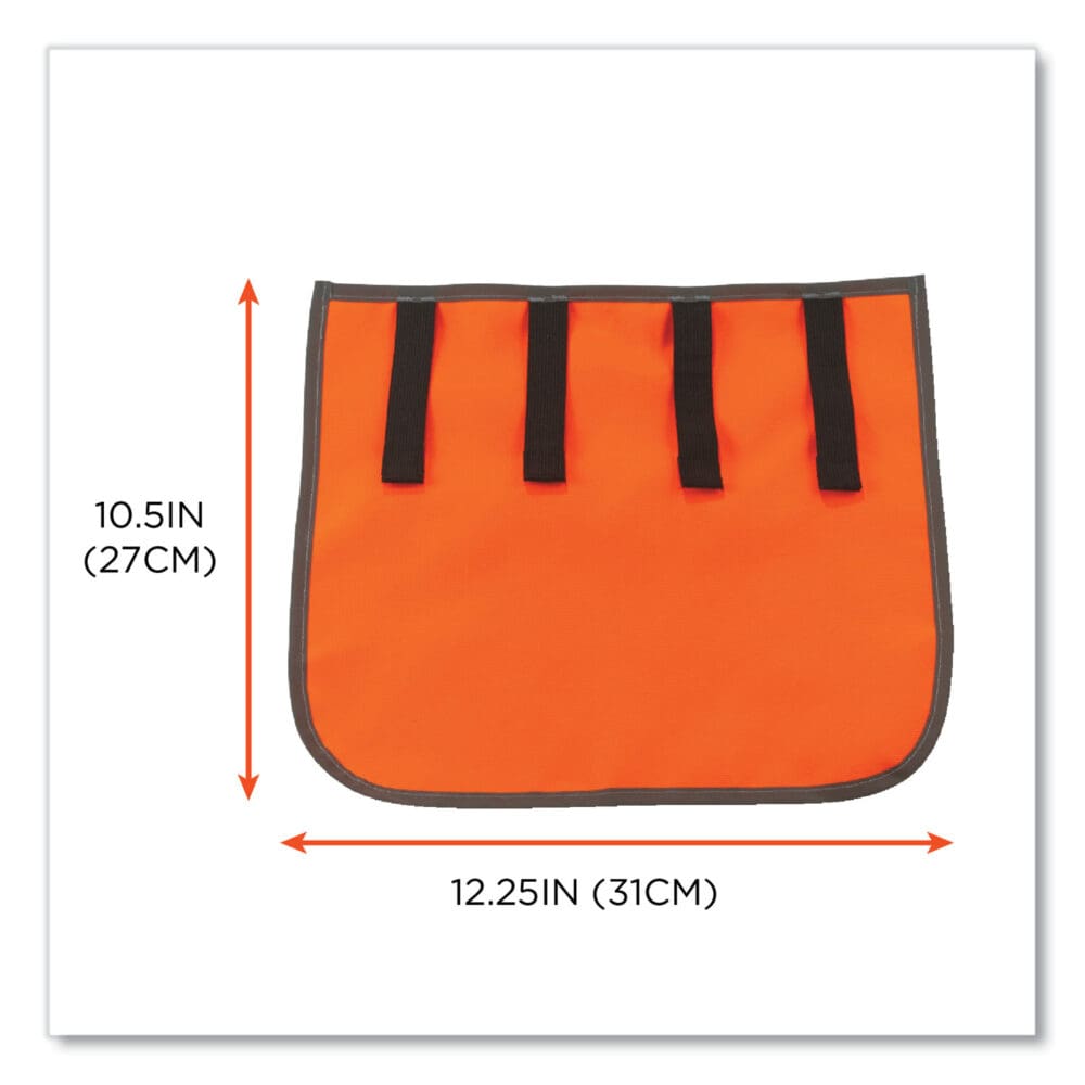 GloWear 8006 Hi-Vis Hard Hat Neck Shade, 12.25 x 10.5, Orange, Ships in 1-3 Business Days - Image 5