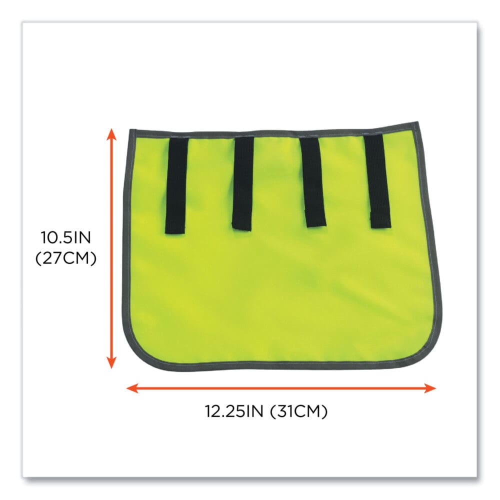 GloWear 8006 Hi-Vis Hard Hat Neck Shade, 12.25 x 10.5, Lime, Ships in 1-3 Business Days - Image 6