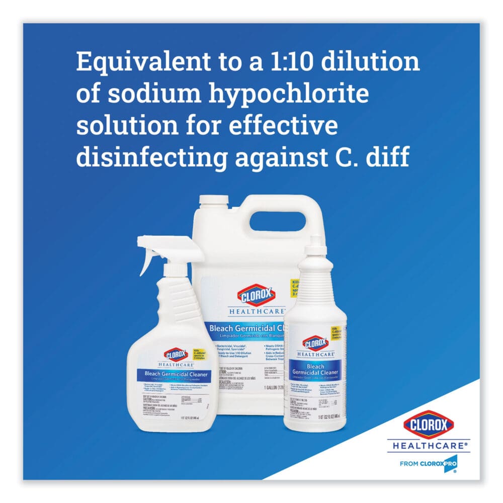 Bleach Germicidal Cleaner, 32 oz Pull-Top Bottle, 6/Carton - Image 5