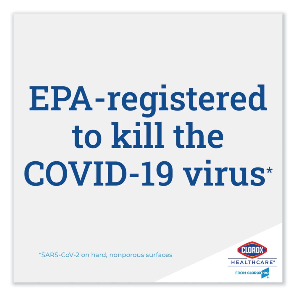 Bleach Germicidal Wipes, 1-Ply, 6.75 x 9, Unscented, White, 70/Canister - Image 7