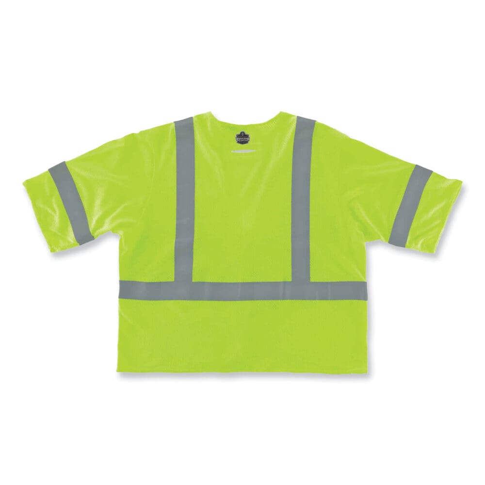 GloWear 8356FRHL Class 3 FR Hook and Loop Safety Vest with Sleeves, Modacrylic. 2XL/3XL, Lime, Ships in 1-3 Business Days - Image 2