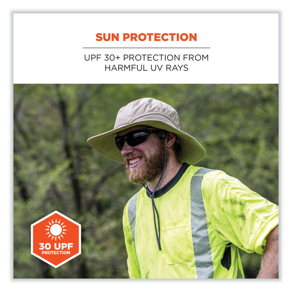 GloWear 8283BK Class 2 Lightweight Performance Hi-Vis T-Shirt, Polyester, 5X-Large, Lime, Ships in 1-3 Business Days - Image 6