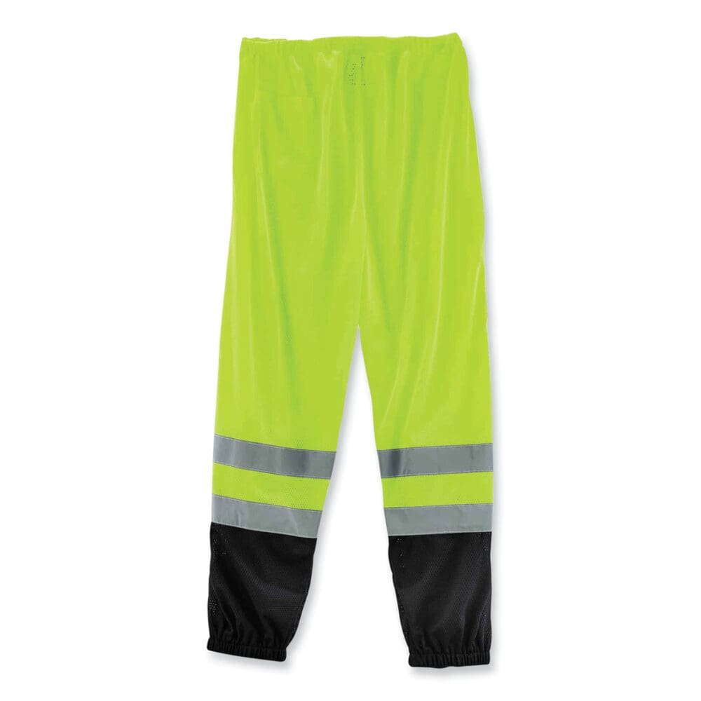 GloWear 8910BK Class E Hi-Vis Pants with Black Bottom, Polyester, 4X-Large/5X-Large, Lime, Ships in 1-3 Business Days - Image 4