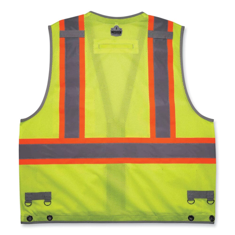 GloWear 8231TVK Class 2 Hi-Vis Tool Tethering Safety Vest Kit, Polyester, Small/Medium, Lime, Ships in 1-3 Business Days - Image 9