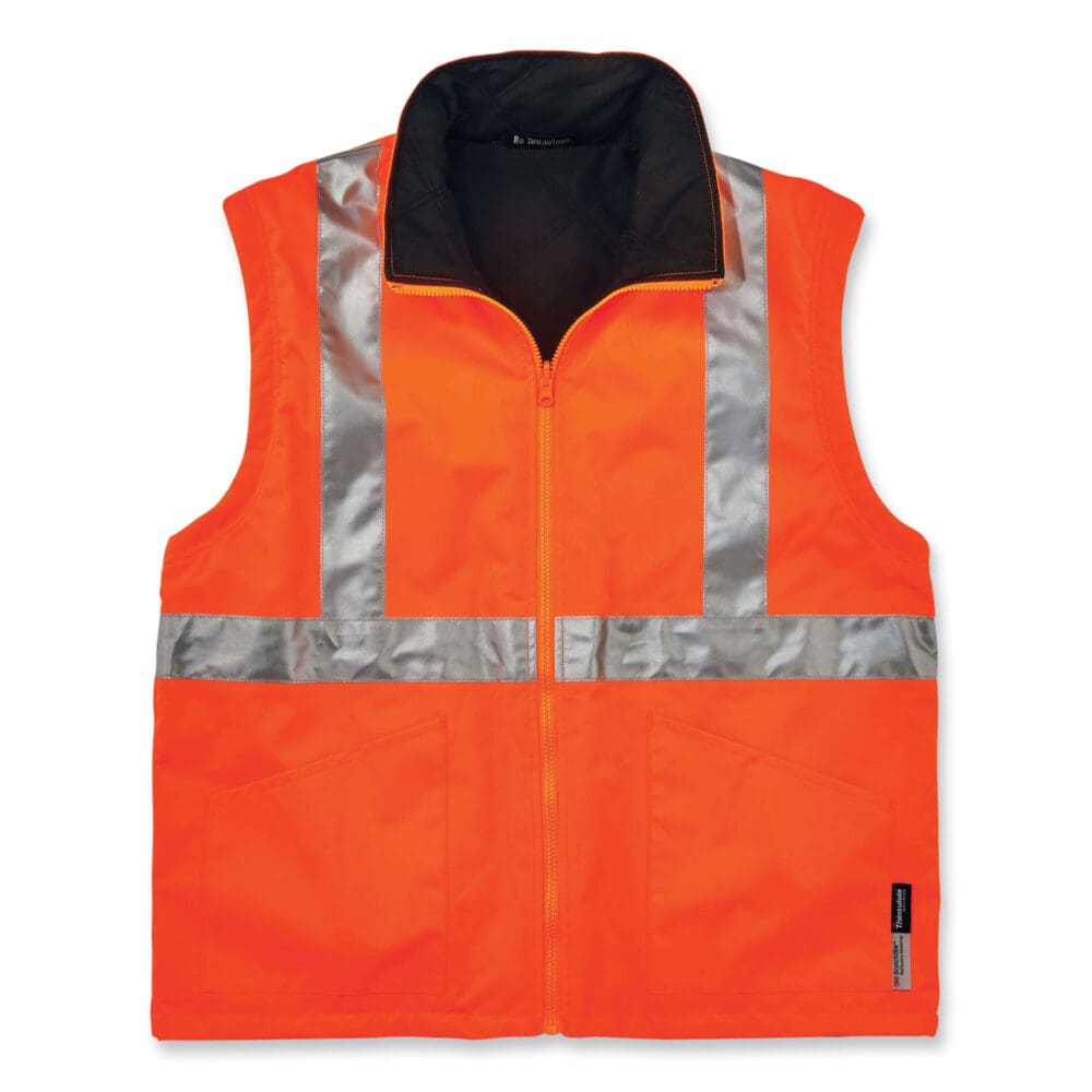GloWear 8385 Class 3 Hi-Vis 4-in-1 Jacket, Large, Orange, Ships in 1-3 Business Days - Image 4