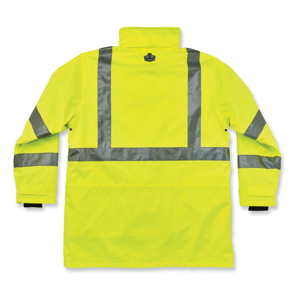 GloWear 8385 Class 3 Hi-Vis 4-in-1 Jacket, 3X-Large, Lime, Ships in 1-3 Business Days - Image 2
