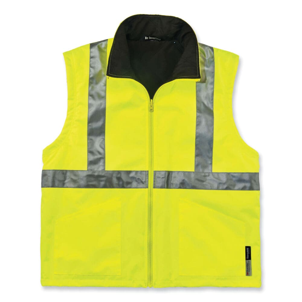 GloWear 8385 Class 3 Hi-Vis 4-in-1 Jacket, 3X-Large, Lime, Ships in 1-3 Business Days - Image 5