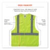 GloWear 8215BA-S Single Size Class 2 Economy Breakaway Mesh Vest, Polyester, 4X-Large, Lime, Ships in 1-3 Business Days - Image 6