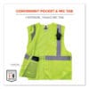 GloWear 8215BA-S Single Size Class 2 Economy Breakaway Mesh Vest, Polyester, 4X-Large, Lime, Ships in 1-3 Business Days - Image 4