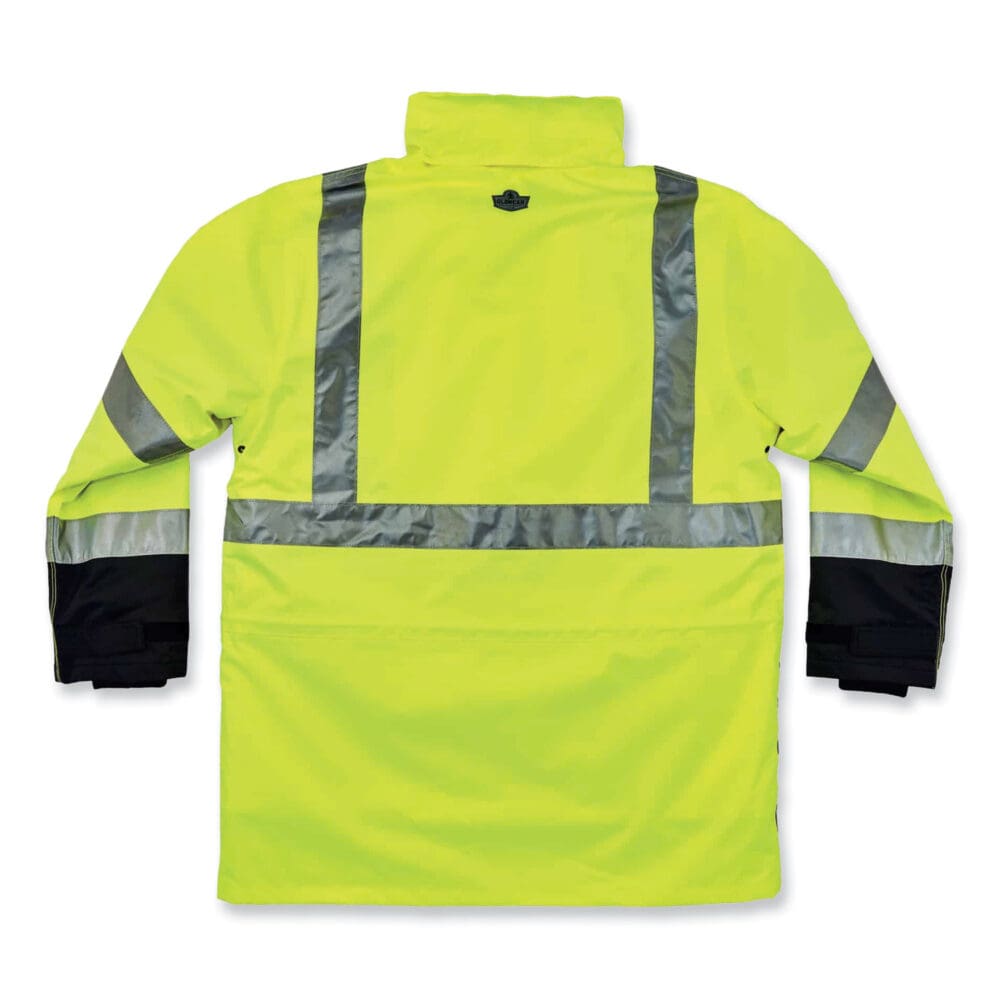 GloWear 8388 Class 3/2 Hi-Vis Thermal Jacket Kit, Small, Lime, Ships in 1-3 Business Days - Image 4
