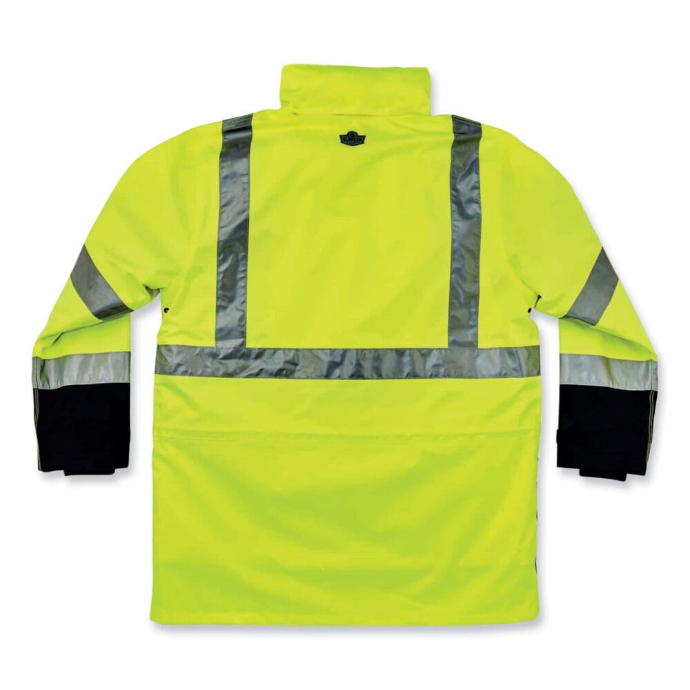 GloWear 8388 Class 3/2 Hi-Vis Thermal Jacket Kit, X-Large, Lime, Ships in 1-3 Business Days - Image 4