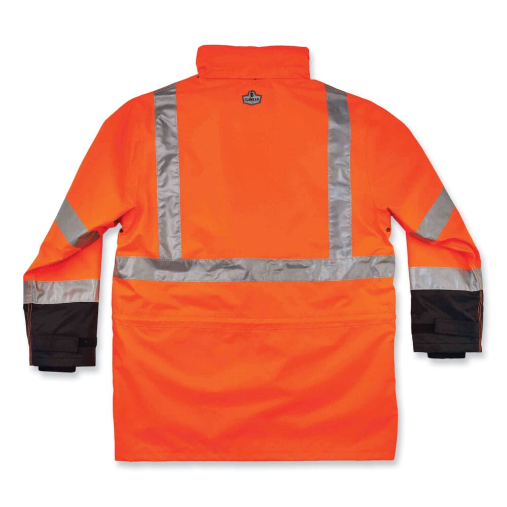 GloWear 8388 Class 3/2 Hi-Vis Thermal Jacket Kit, 3X-Large, Orange, Ships in 1-3 Business Days - Image 3
