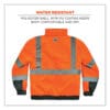 GloWear 8377 Class 3 Hi-Vis Quilted Bomber Jacket, Orange, X-Large, Ships in 1-3 Business Days - Image 7