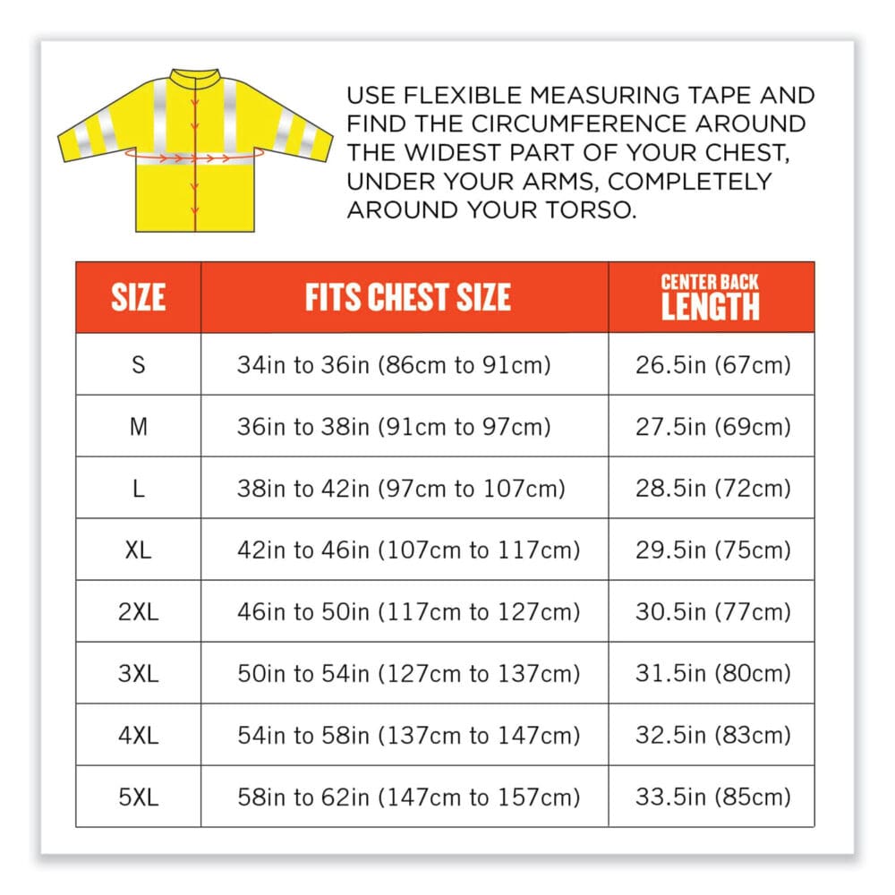 GloWear 8377 Class 3 Hi-Vis Quilted Bomber Jacket, Lime, 5X-Large, Ships in 1-3 Business Days - Image 7