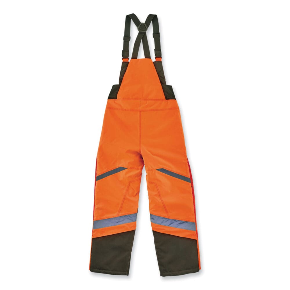 GloWear 8928 Class E Hi-Vis Insulated Bibs, X-Large, Orange, Ships in 1-3 Business Days - Image 2