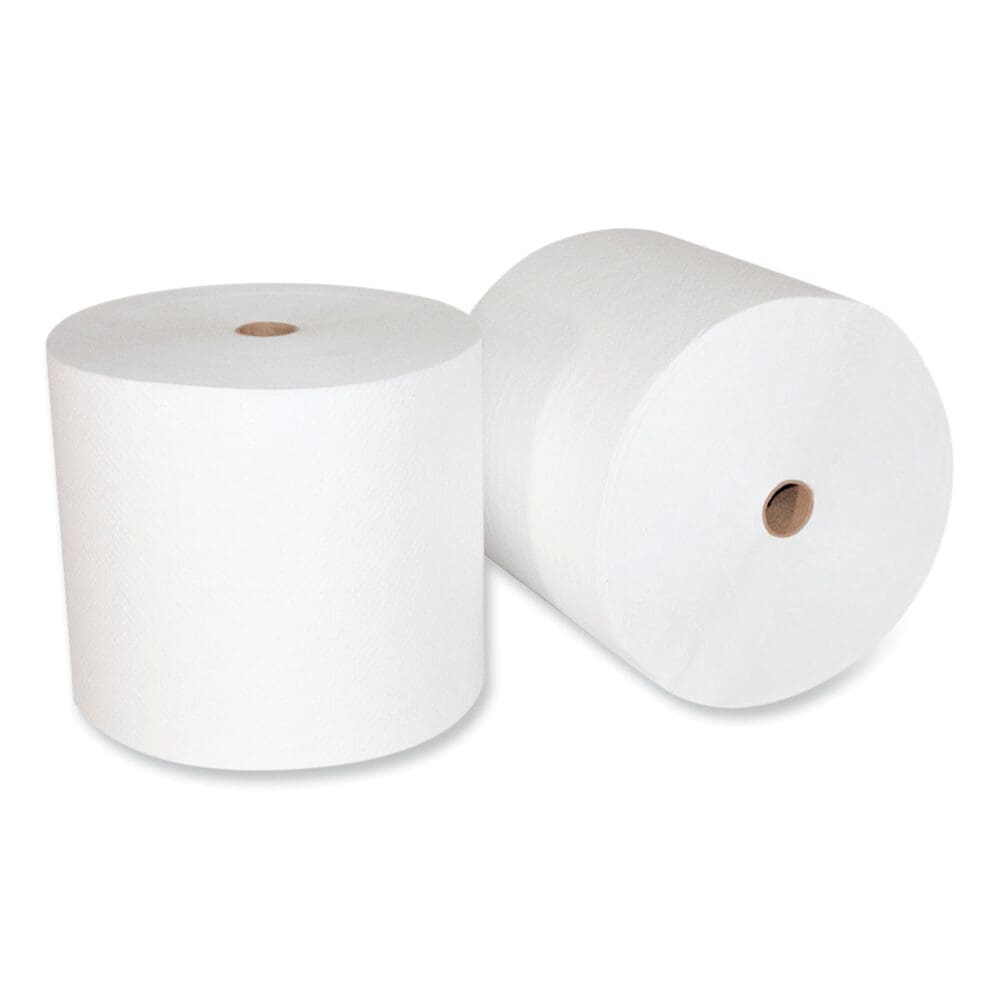 Valay Proprietary Roll Towels, 1-Ply, 7" x 800 ft, White, 6 Rolls/Carton - Image 5