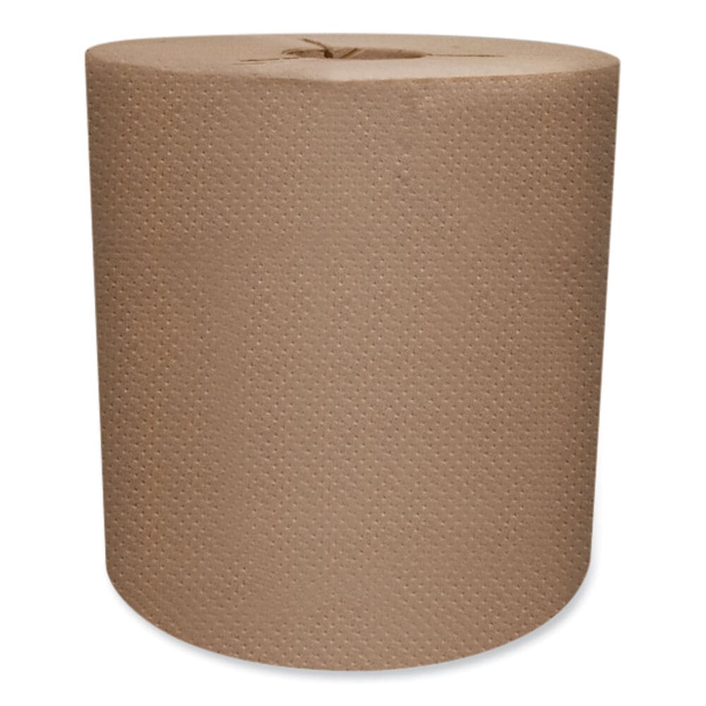 Morsoft Controlled Towels, Y-Notch, 1-Ply, 8" x 800 ft, Kraft, 6 Rolls/Carton - Image 2