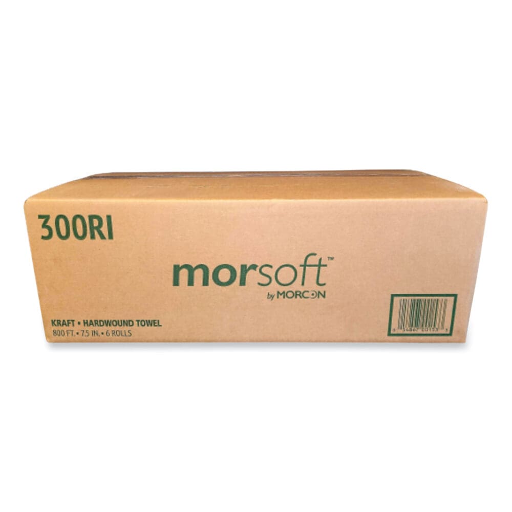 Morsoft Controlled Towels, I-Notch, 1-Ply, 7.5" x 800 ft, Kraft, 6 Rolls/Carton - Image 3