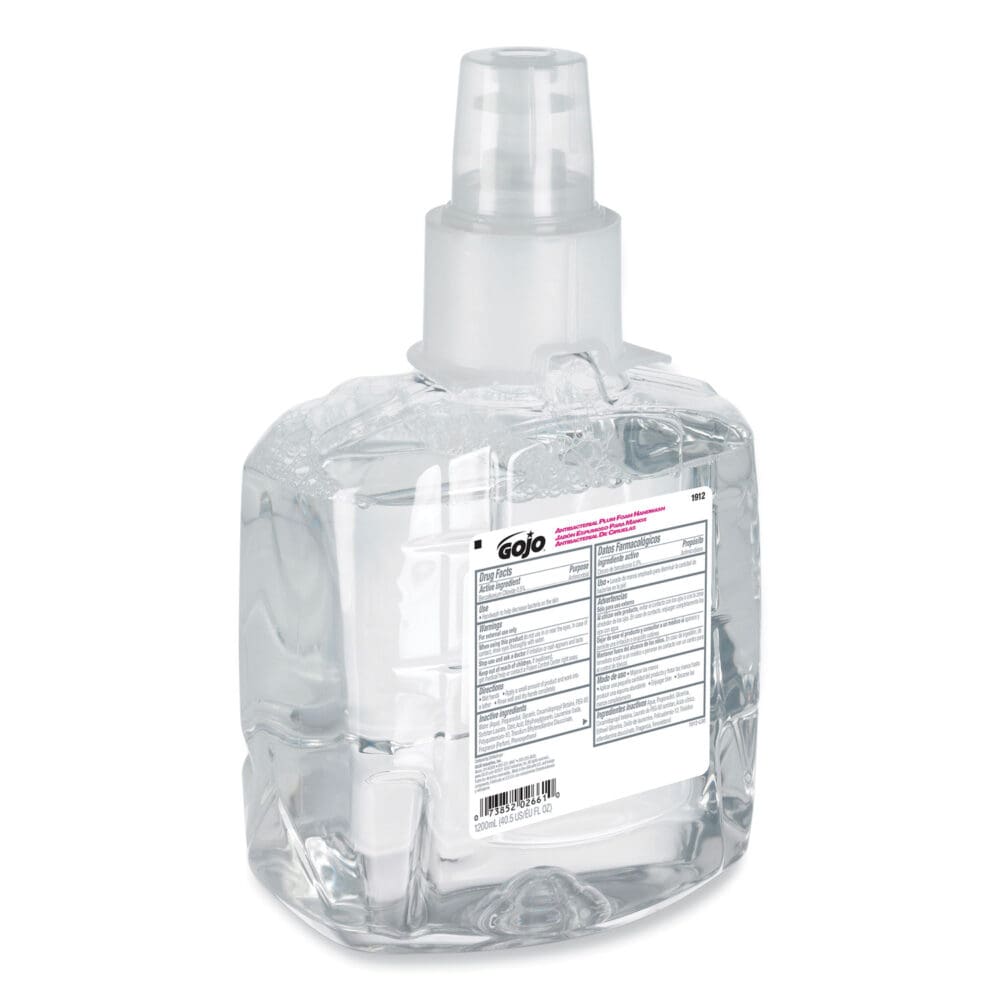 Antibacterial Foam Hand Wash Refill, For LTX-12 Dispenser, Plum Scent, 1,200 mL Refill, 2/Carton - Image 3