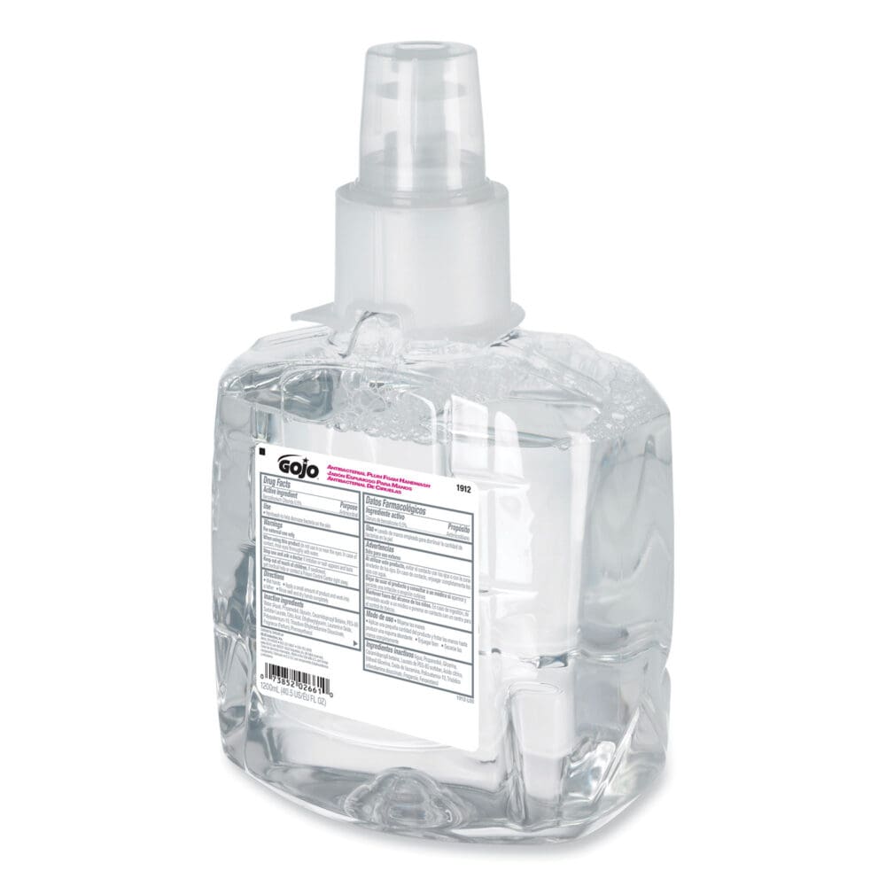 Antibacterial Foam Hand Wash Refill, For LTX-12 Dispenser, Plum Scent, 1,200 mL Refill - Image 3