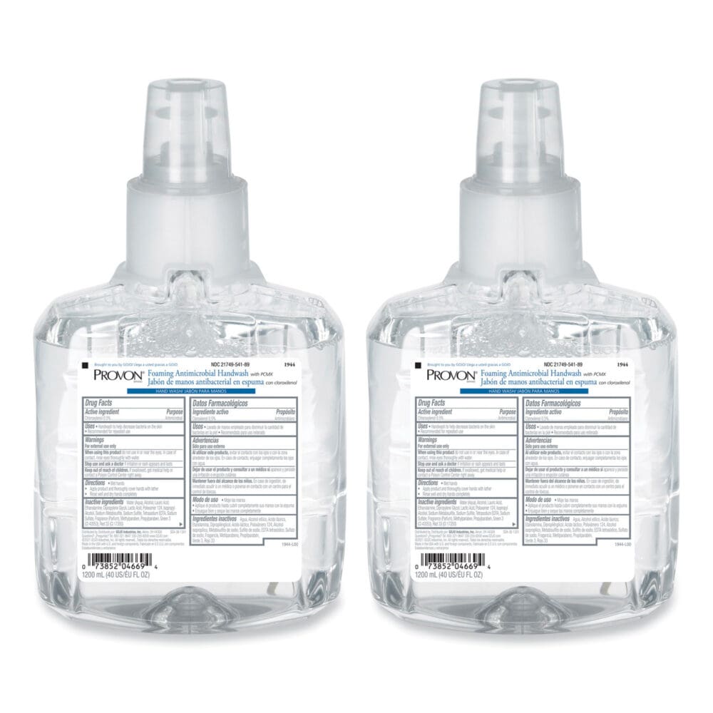 Foaming Antimicrobial Handwash with PCMX, For LTX-12, Floral, 1,200 mL Refill,  2/Carton - Image 4