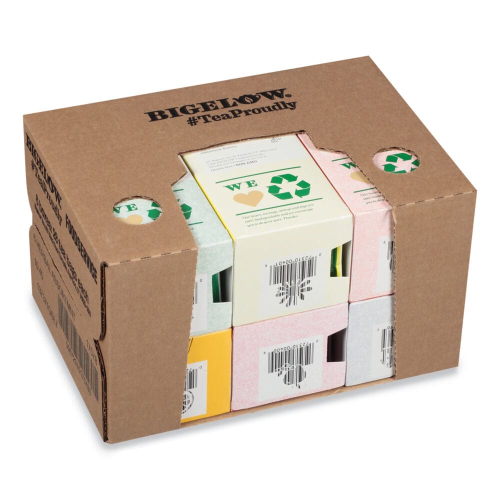 Assorted Tea Packs, Six Flavors, 28/Box, 168/Carton - Image 2
