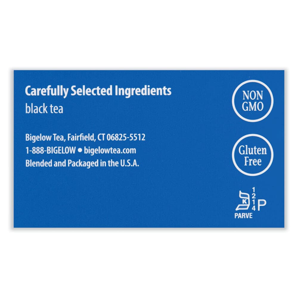 English Teatime Black Tea, 0.08 oz Tea Bag, 28/Box - Image 2