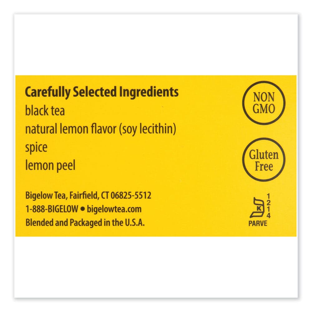 Lemon Lift Black Tea, 28/Box - Image 2