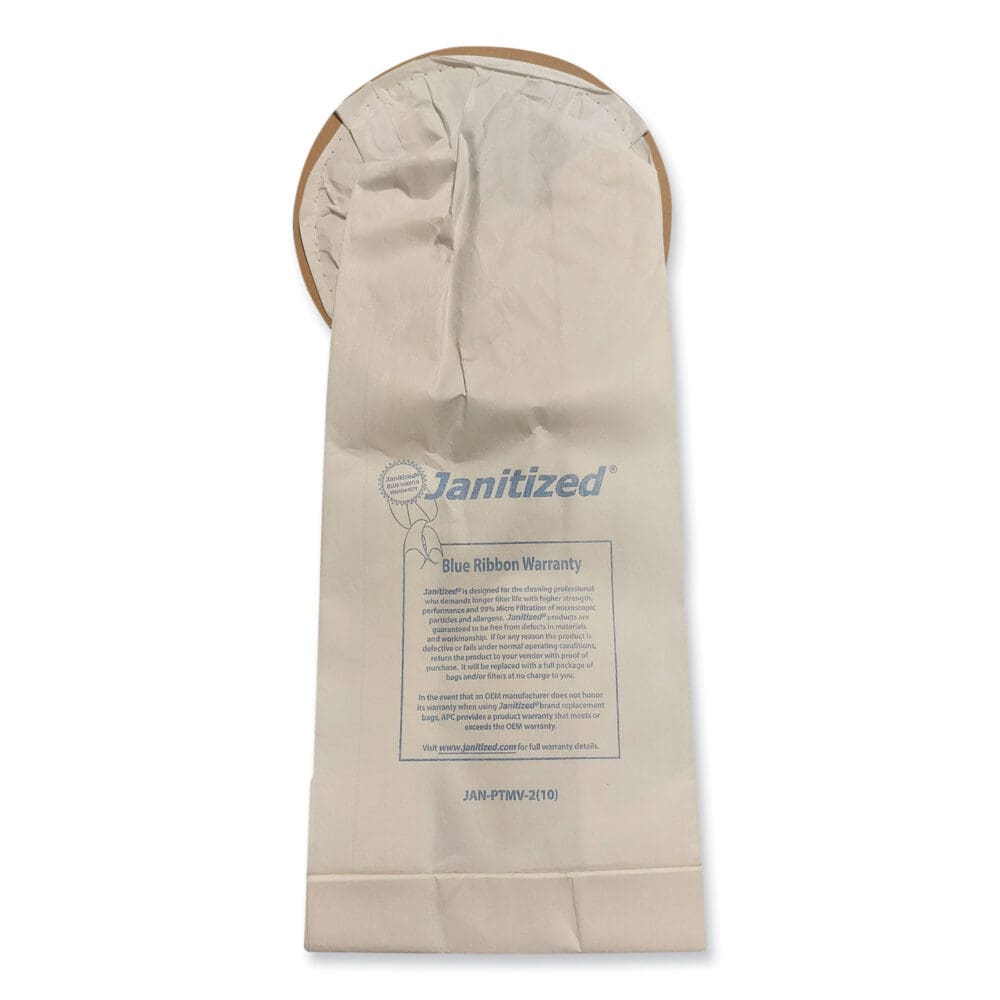 Vacuum Filter Bags Designed to Fit ProTeam 10 qt Super Coach/MegaVac, 100/Carton - Image 3
