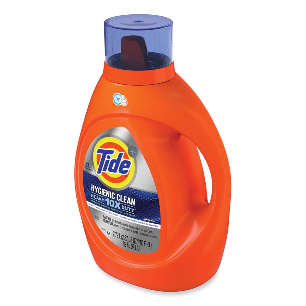 Hygienic Clean Heavy 10x Duty Liquid Laundry Detergent, Original, 92 oz Bottle, 4/Carton - Image 4