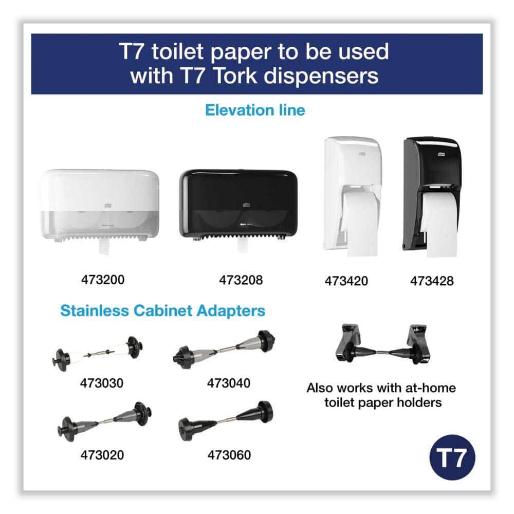 Coreless High Capacity Bath Tissue, 2-Ply, White, 750 Sheets/Roll, White, 36/Carton - Image 4