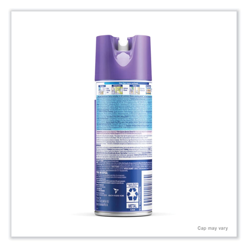 Disinfectant Spray, Early Morning Breeze, 12.5 oz Aerosol Spray, 12/Carton - Image 2