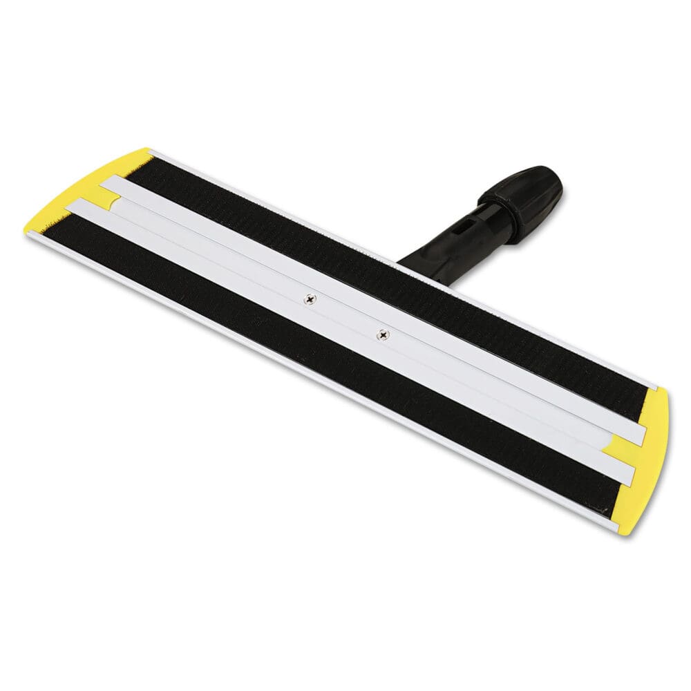 HYGEN Quick Connect S-S Frame, Wet/Dry Mop 17.19w x 3d, Aluminum, Yellow - Image 4