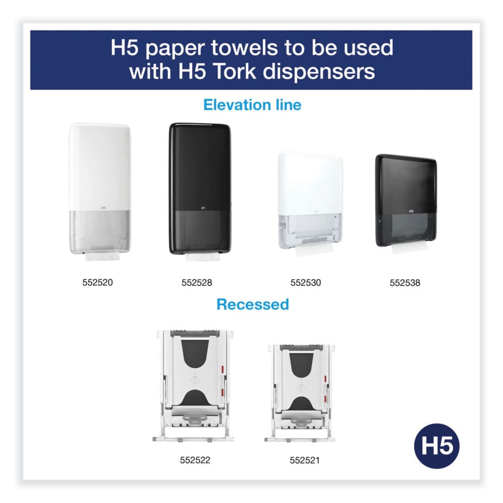 PeakServe Continuous Hand Towel, 1-Ply, 7.91 x 8.85, White, 410 Wipes/Pack, 12 Packs/Carton - Image 3