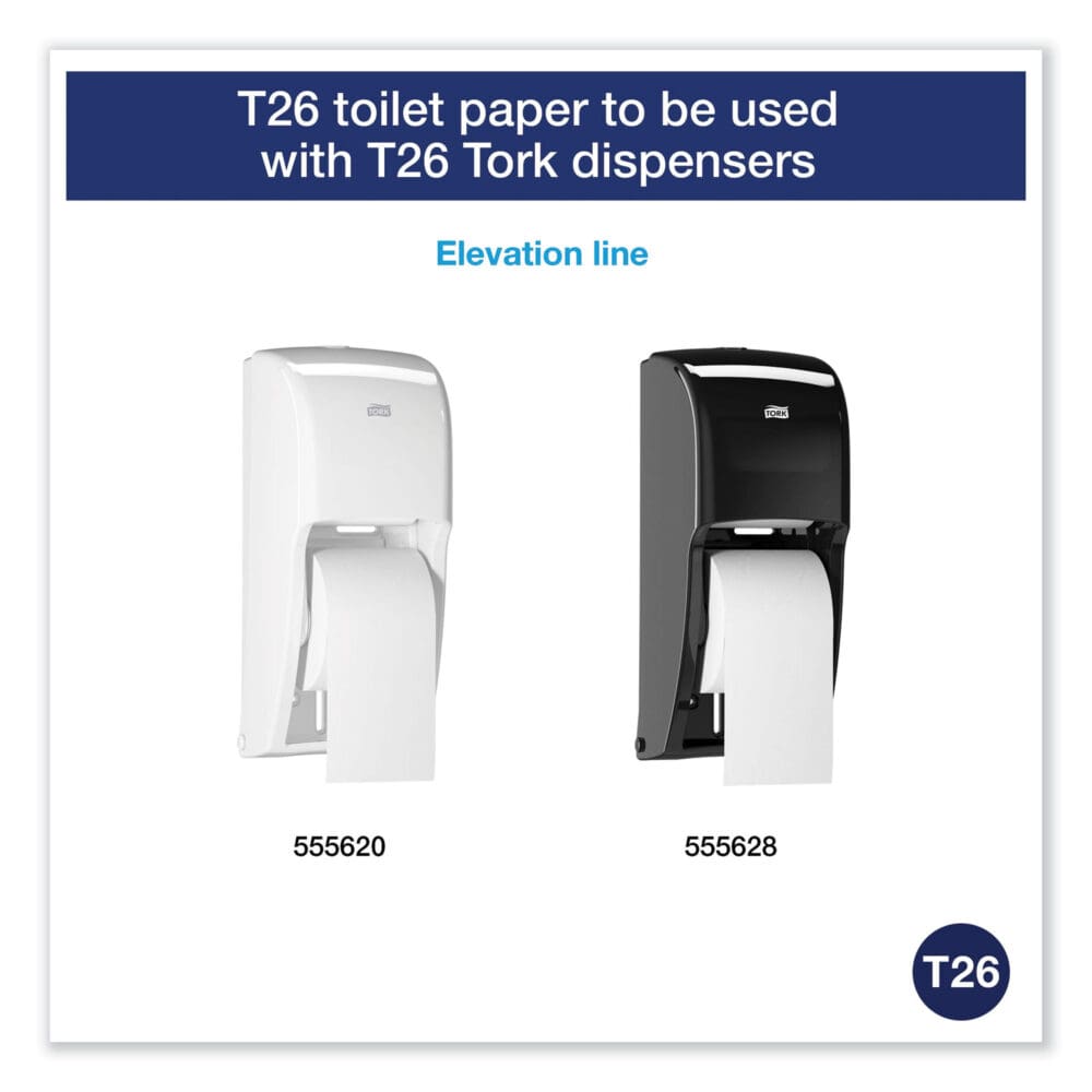 Advanced High Capacity Bath Tissue, Septic Safe, 2-Ply, White, 1,000 Sheets/Roll, 36/Carton - Image 3