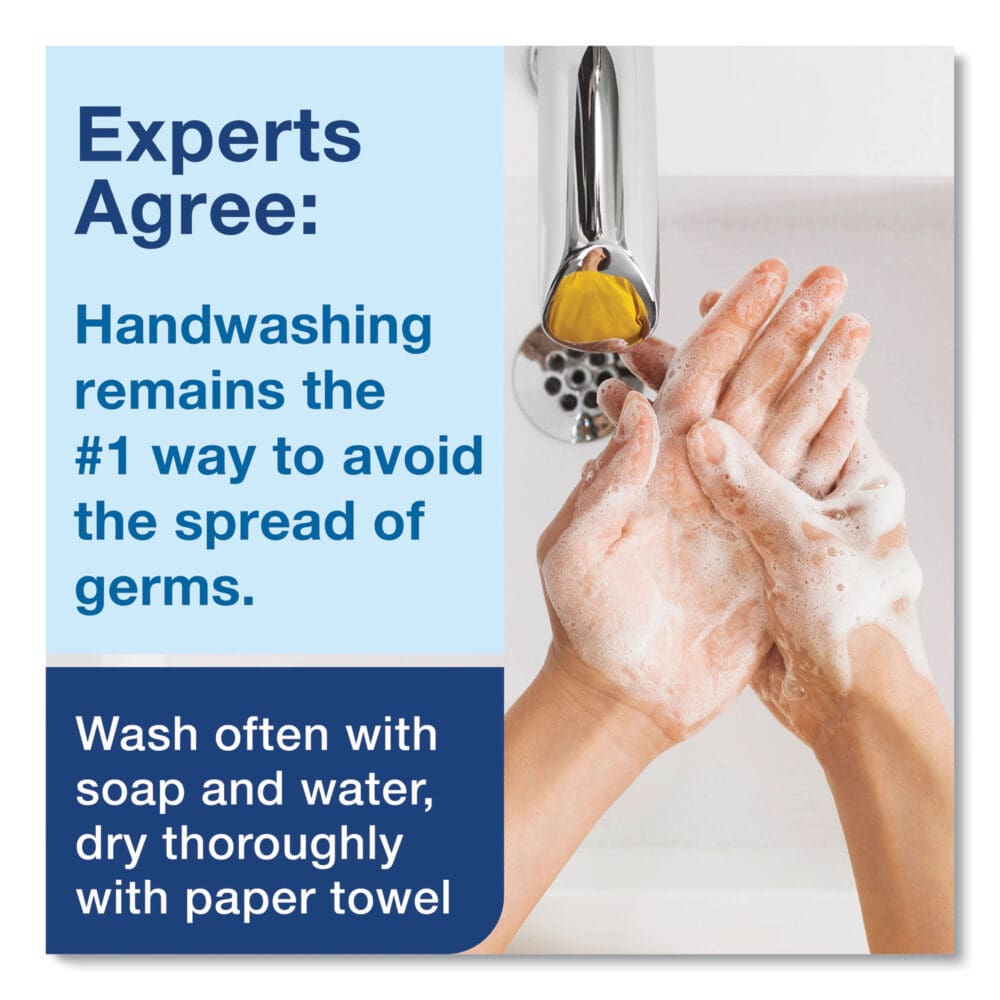 Premium Antibacterial Foam Soap, Unscented, 1 L, 6/Carton - Image 3