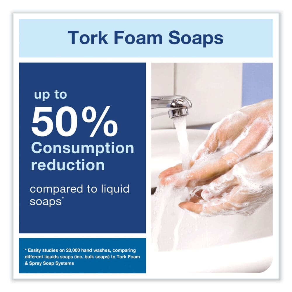 Premium Extra Mild Foam Soap, Sensitive Skin, Unscented, 1 L, 6/Carton - Image 7