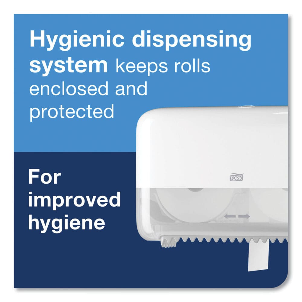 Elevation Coreless High Capacity Bath Tissue Dispenser, 14.17 x 5.08 x 8.23, White - Image 3