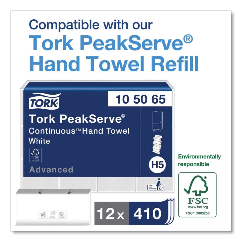 PeakServe Continuous Recessed Cabinet Hand Towel Adapter, 14.37 x 4.29 x 17.72, White - Image 2