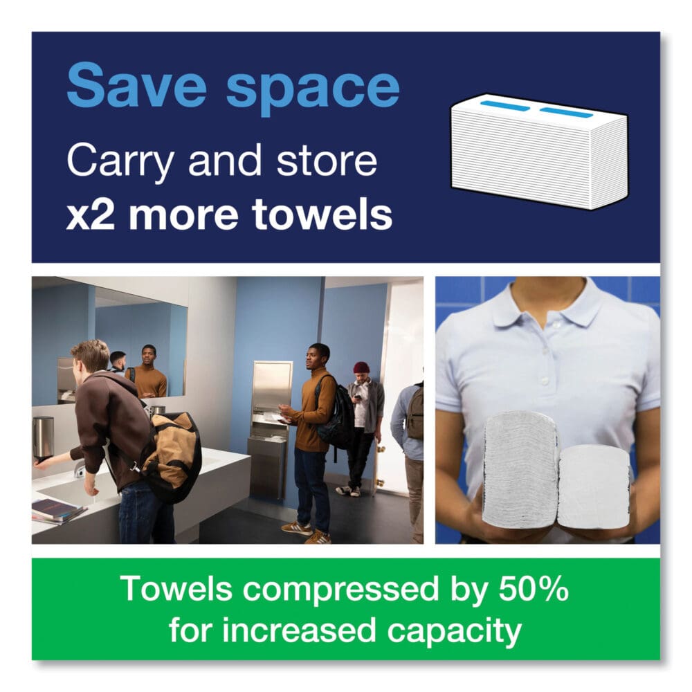 PeakServe Continuous Recessed Cabinet Hand Towel Adapter, 14.37 x 4.29 x 17.72, White - Image 8