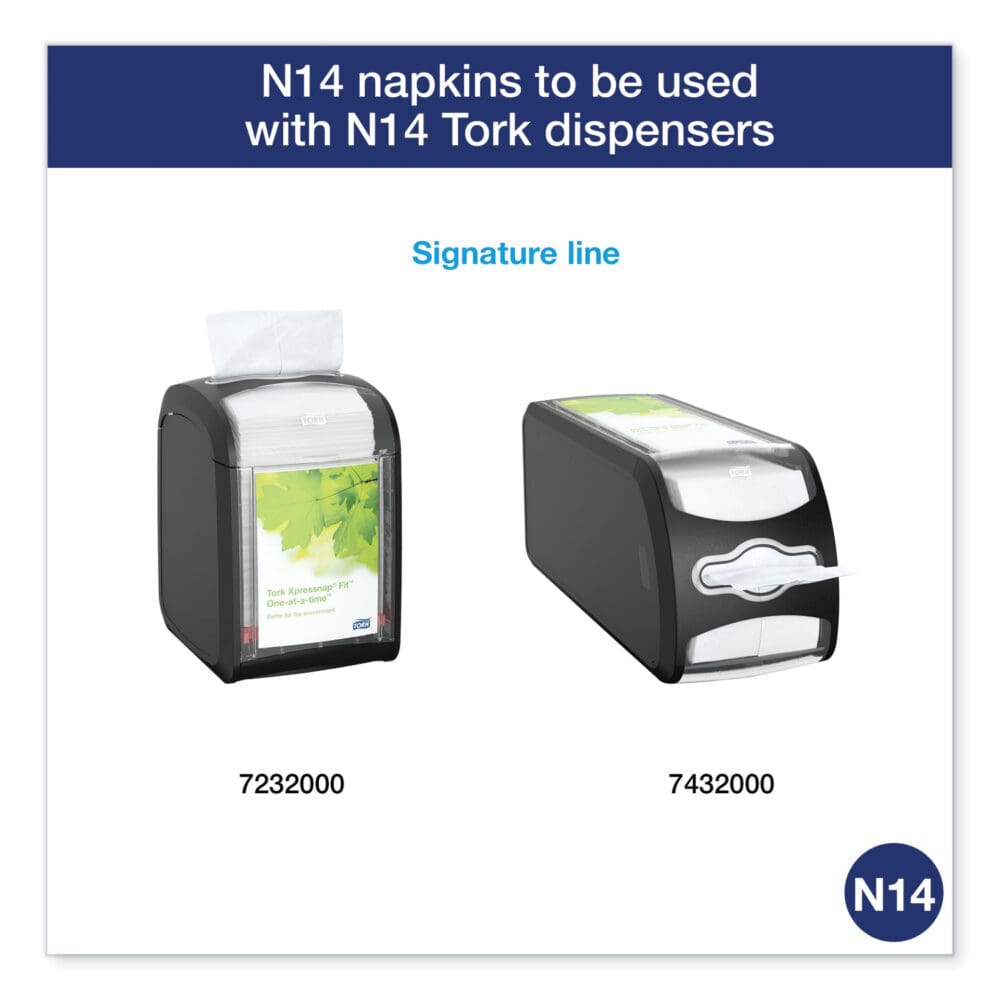 Xpressnap Fit Interfold Dispenser Napkins, 2-Ply, 6.5 x 8.39, Natural, 120/Pack, 36 Packs/Carton - Image 3
