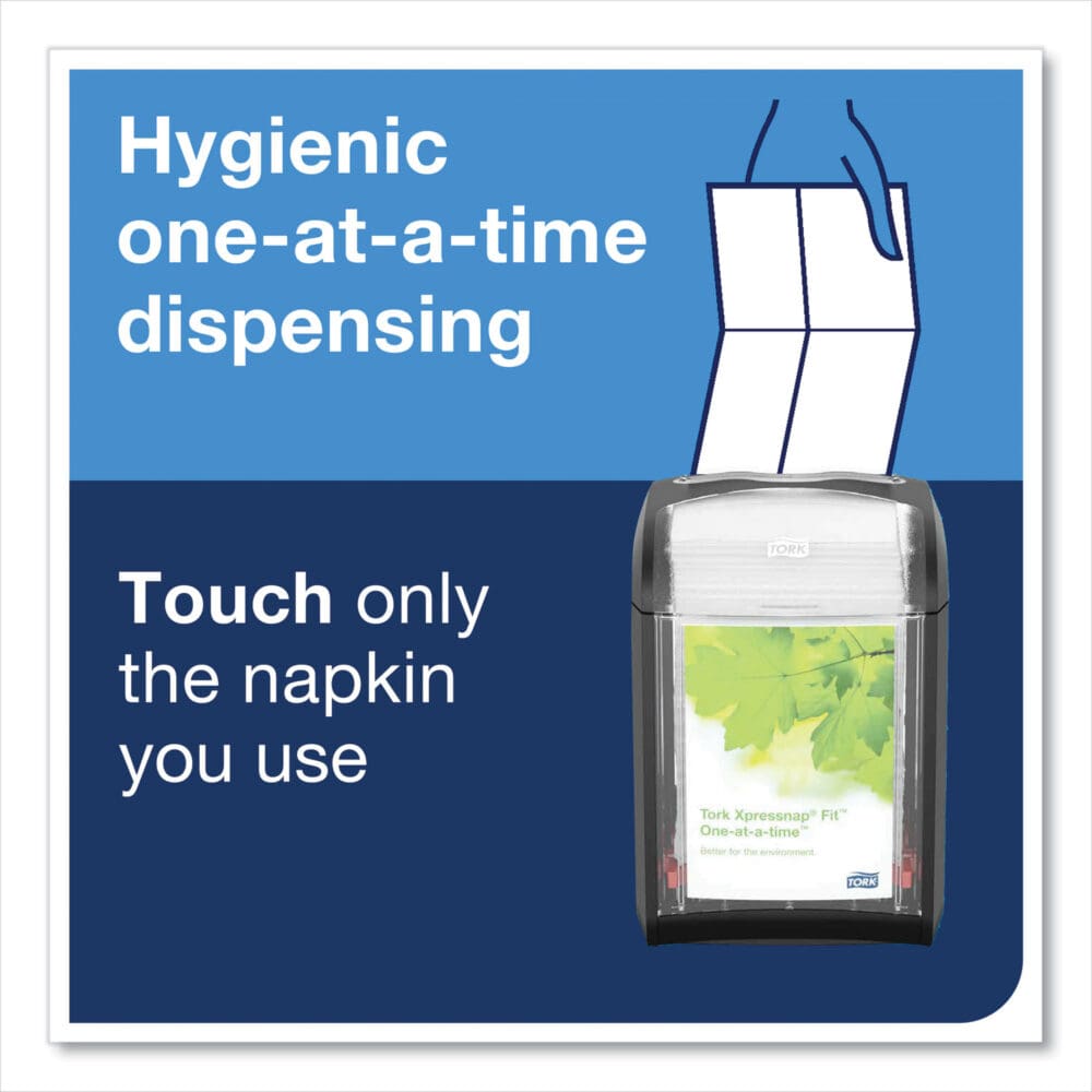 Xpressnap Fit Interfold Dispenser Napkins, 2-Ply, 6.5 x 8.39, Natural, 120/Pack, 36 Packs/Carton - Image 4