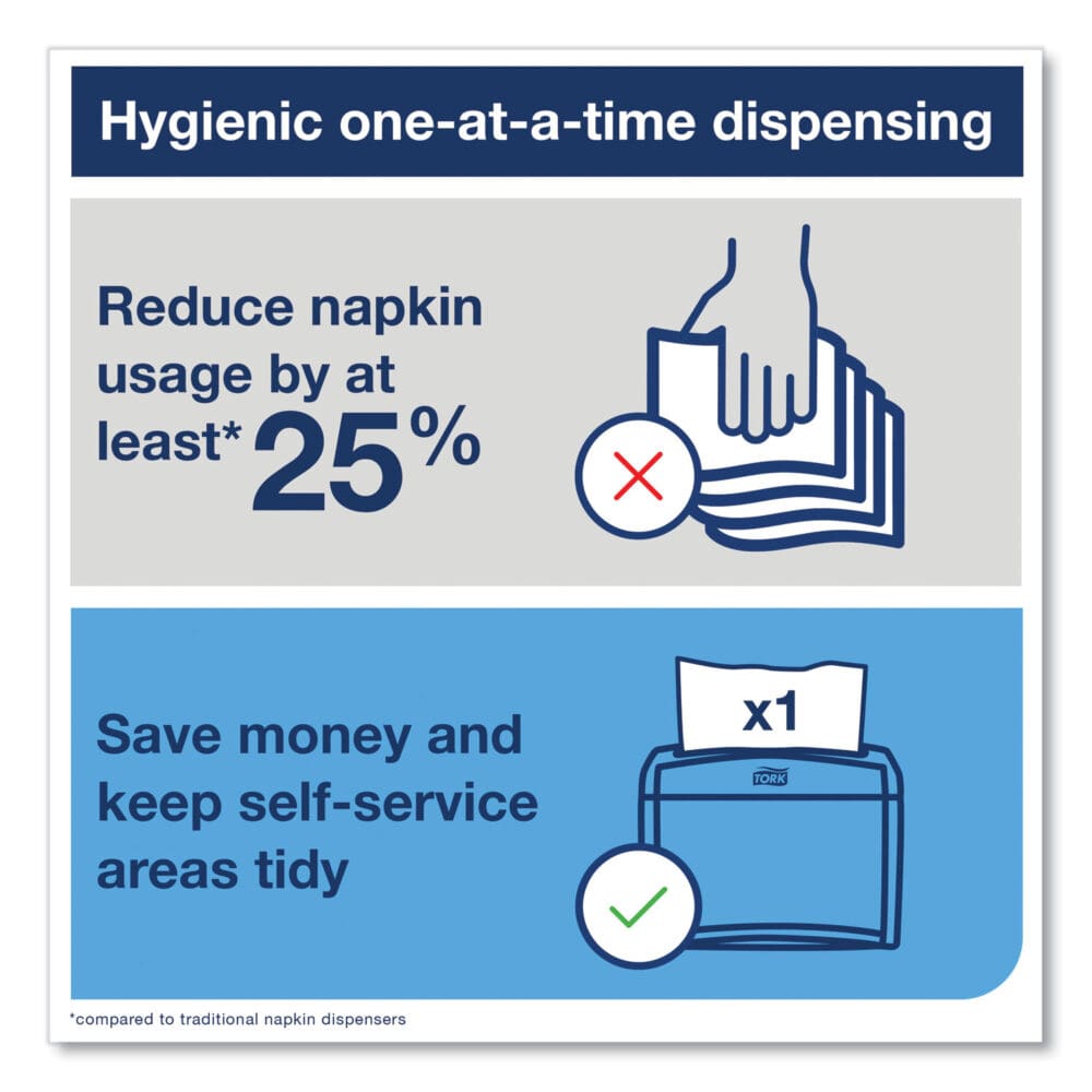 Xpressnap Interfold Dispenser Napkins, 1-Ply, Bag-Pack, 13 x 8.5", White, 6000/Carton - Image 6